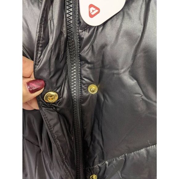 J. Crew Signature Women Puffer Coat ‘Villa’  Primaloft Black Long Jacket Sz XS N - Picture 2 of 10